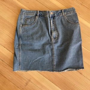 H&M mini denim skirt in blue